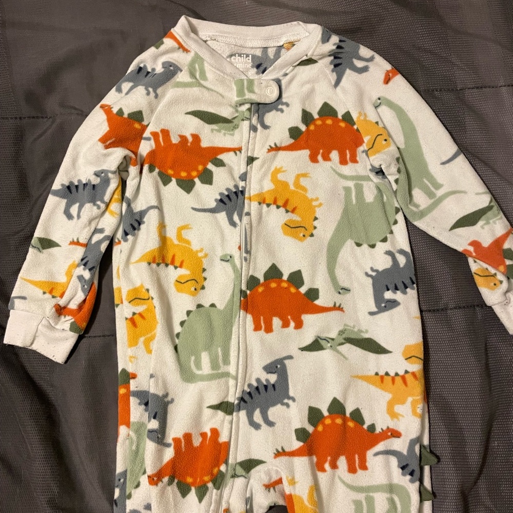 Dinosaur warm onesie size 2T
